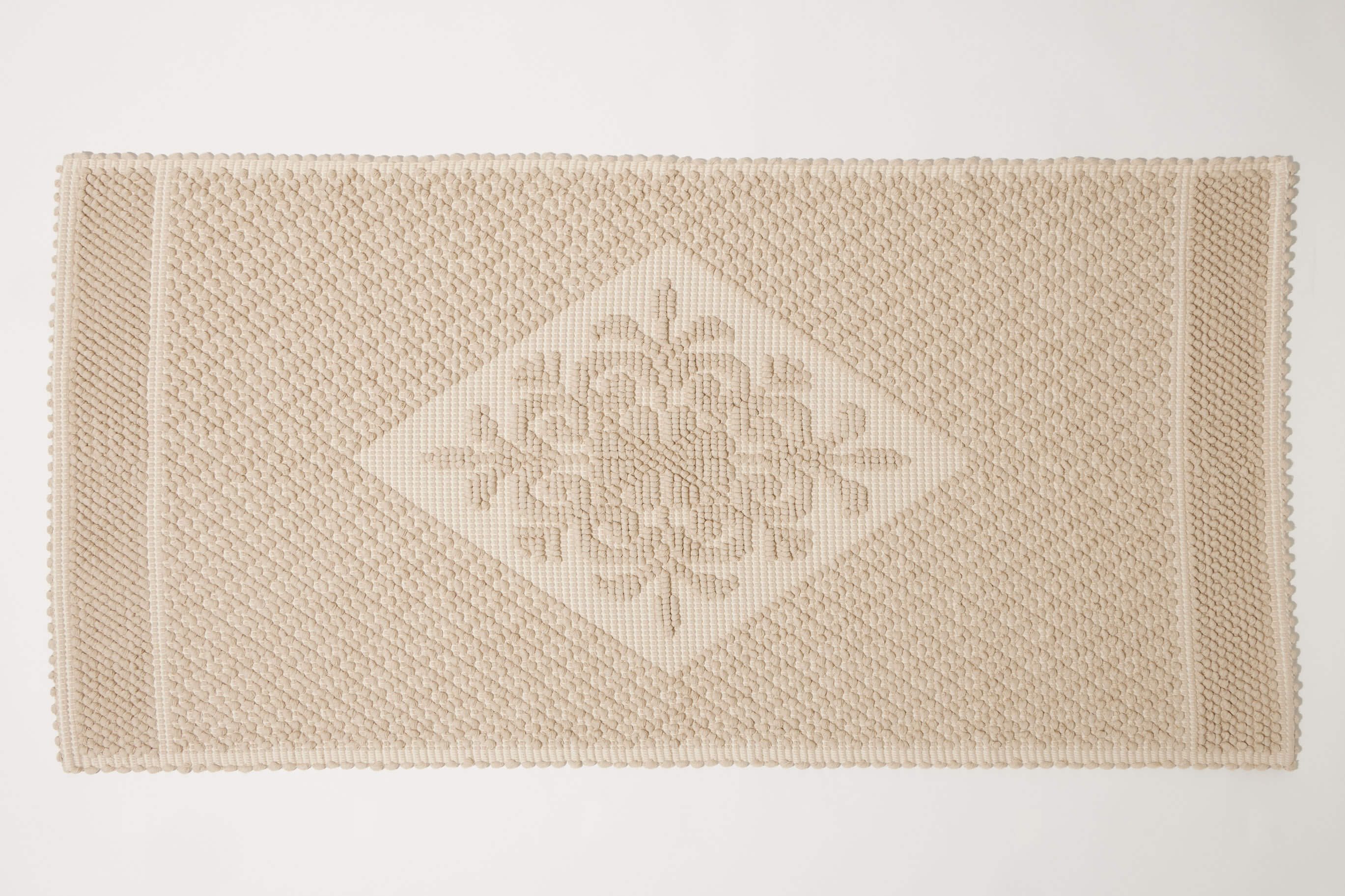 Rosamia - Textile brodé et tissé Coussins et tapis : Tapis Rombino Fango