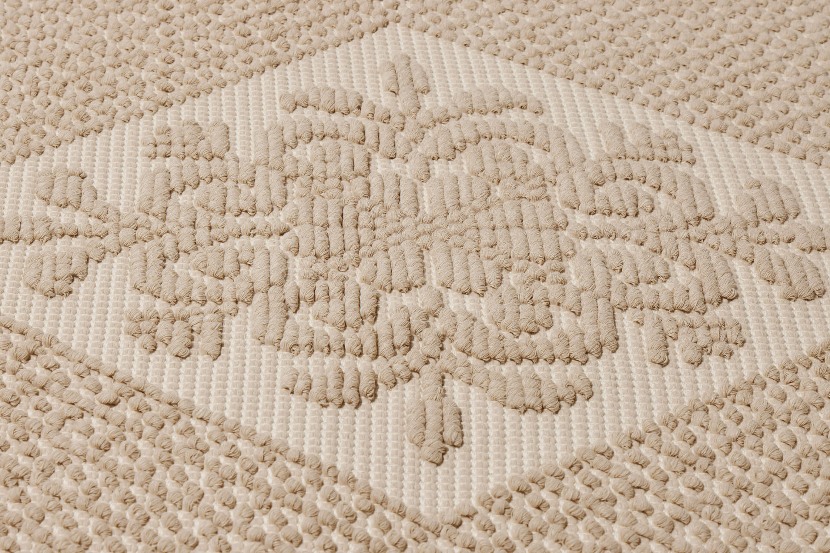 Rosamia - Textile brodé et tissé Coussins et tapis : Tapis Rombino Fango - 2