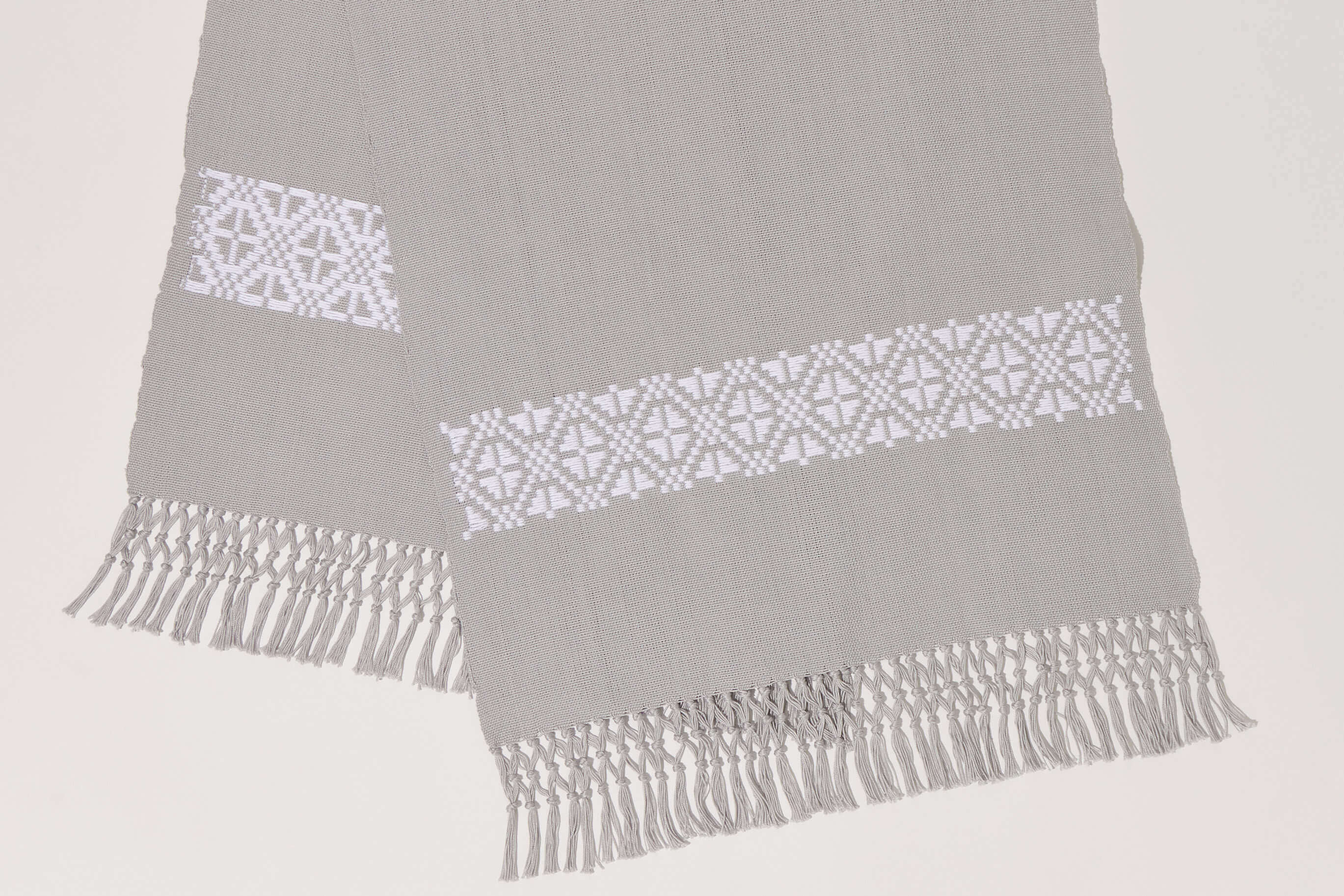 Rosamia - Textile brodé et tissé Linge de table et de bain : Chemin de table Spolinato